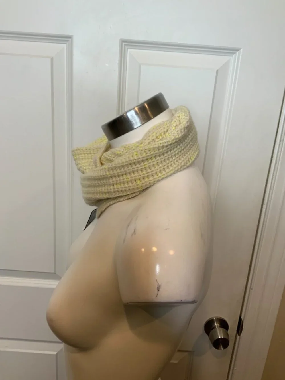 Autumn Cashmere Cream Neon Shaker Neck Warmer Cowl NWT $165